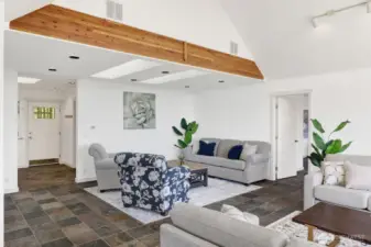 open floor plan