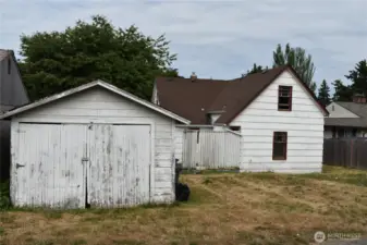 rear & garage