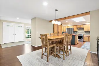 Dining Room Open to Kitchen & Living Perfect For Entertaining