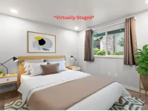 *Virtually Staged* 2nd Bedroom On Main Floor