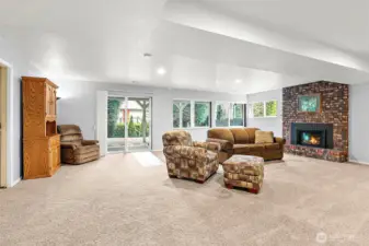 Massive Family Room in Daylight Basement
