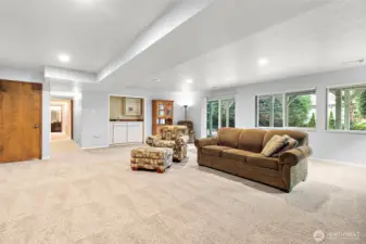 Extra Large Family Room Downstairs