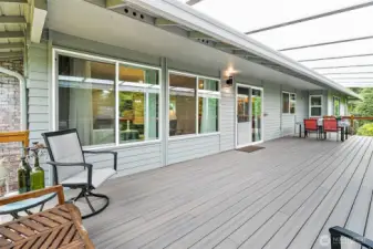 Extra Large Covered Deck