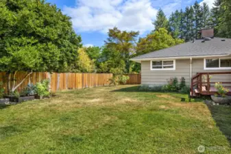 Space to play, garden- Fully fenced