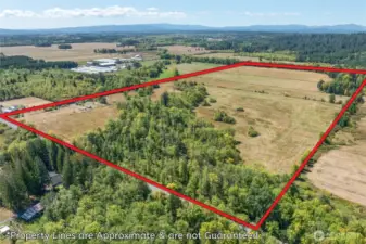 Property with boundary lines
