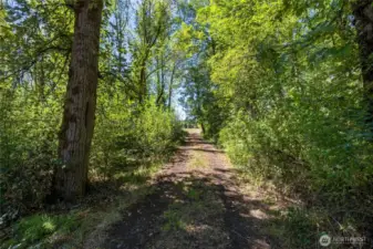 Northerly Road Spanning Length of Property