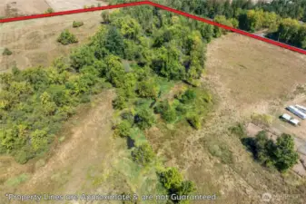 Looking to front SE corner from NW corner