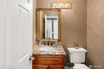 1/2 bath on Ground Floor