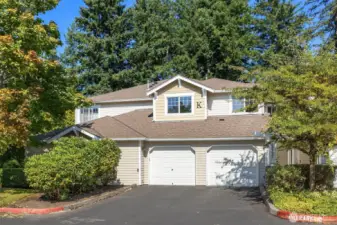 Front of townhome