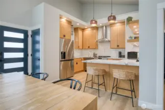 Spacious kitchen with modern style and all the conveniences