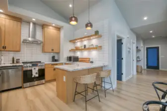 Stainless steel vent hood and appliances - all included!