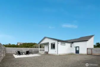 Enjoy the brand new patio and fire pit