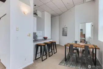 Plenty of seating for all your friends. Virtually staged.