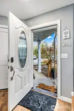 LVP flooring throughout home. Upgraded screen door