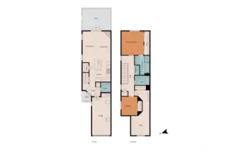 Great floorplan with tons of room to spread out!