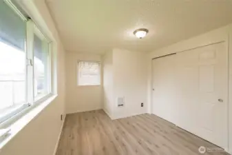 Another view of the bedroom. Could be used for hobbies or an office/den.