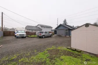 Alley access adds flexibility.