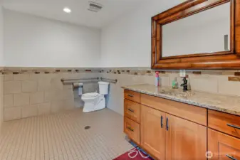 Large restroom