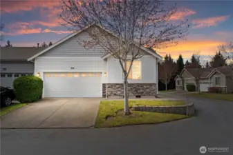 Beautiful corner lot with 2 car garage