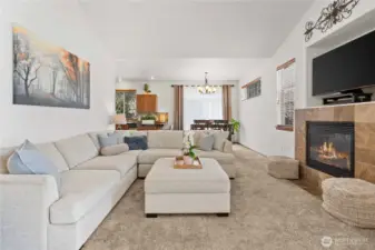 Freshly painted interior