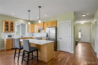 Pantry just beside the fridge