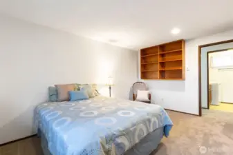 Another view of the second bedroom, laundry is right across the hall.