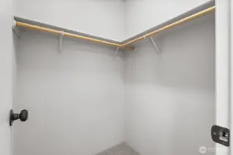 Walk in closet off primary