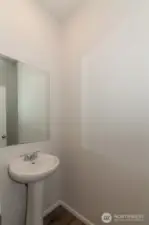 Powder room on main level