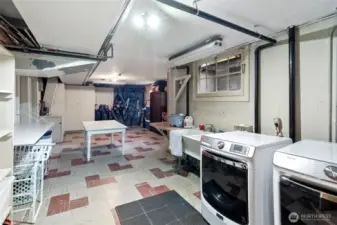 Giant laundry area