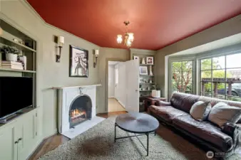 Smaller den off of the main entrance - feels very "old world"