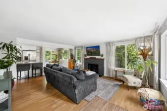 Living room from Entry door.