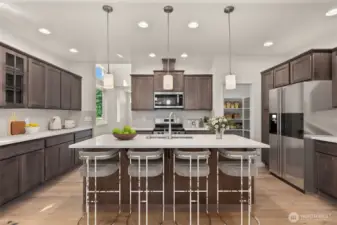 Home is under construction. Photos of a previously built home with similar finishes that are virtually staged. Builder reserves the right to make changes to plans & specifications without notice. Features vary by plan. Buyer to verify square footage.