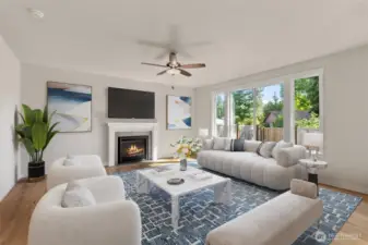 Home is under construction. Photos of a previously built home with similar finishes that are virtually staged. Builder reserves the right to make changes to plans & specifications without notice. Features vary by plan. Buyer to verify square footage.