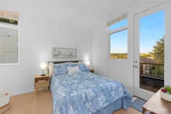 2nd Bedroom with Private deck