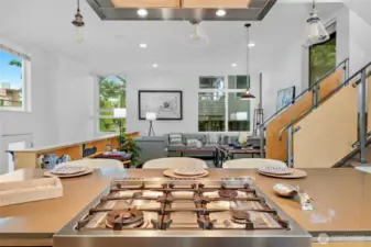 Enjoy your guests while you are in the kitchen
