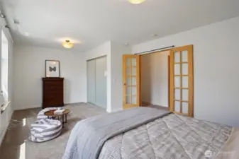Could very easily be turned back into 2 bedrooms if you needed!