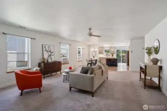 Wide open floor plan is perfect for entertaining!