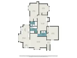 Main floor plan.