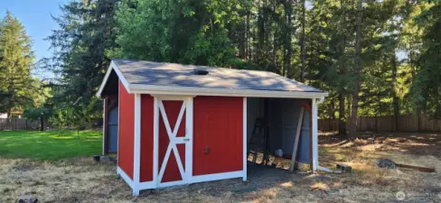 Pump house has newer pump, elecrical, pipes and “Old Fashioned “ hand pump
