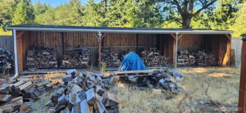 Multiple cords of seasoned wood