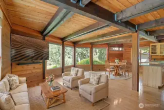 Virtually Staged Living Room