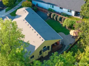 Back Yard With Water Feature