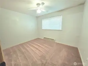 Bedroom - also has a spacious walk in closet.