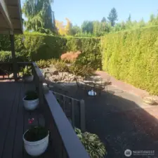 View from deck to the left.