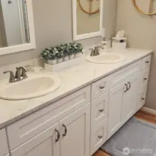 Updated primary bath all freshly updated.