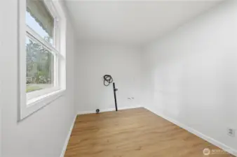 Laundry room on main level