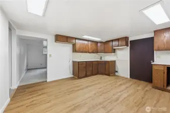 Lower level second kitchen