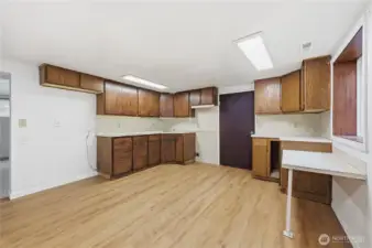 Lower level second kitchen