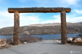 Southern entrance the neighborhood off of Starr Rd.