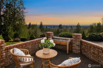 The front patio is where all summer evenings should be spent.